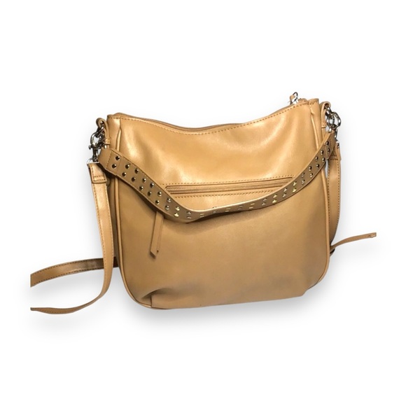 Nine West Handbags - Nine West Zipper Closure Shoulder Bag - Camel